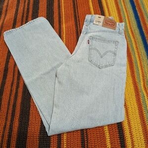 Levi's High Waisted Straight Jeans